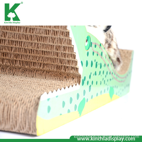 Shark Shape Customized Cardboard Cat Scratcher Couch Furniture